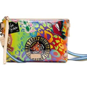 Consuela Cami Midtown Crossbody - NWT Colorfully Fun Cheetah Print